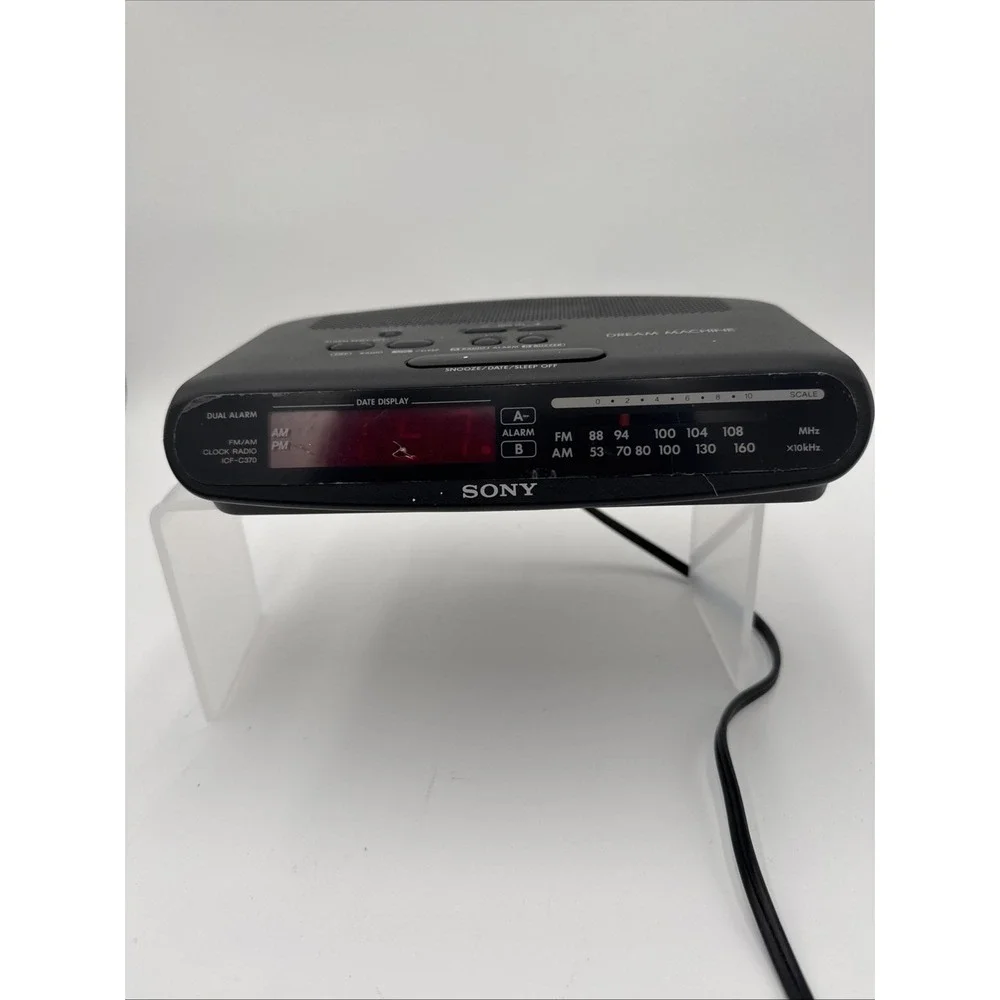 Sony Dream Machine ICF-C370 Alarm Clock-AM/FM‎ Tested Working